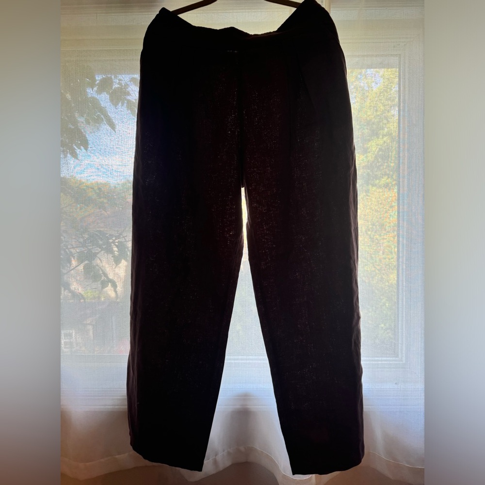 NWT Abercrombie brown linen pants tags still on